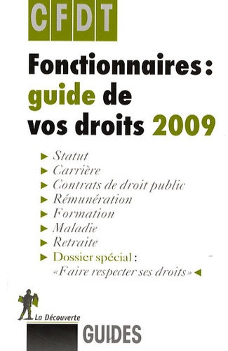  CFDT - Fonctionnaires : guide de vos droits.