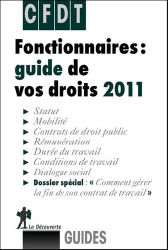  CFDT - Fonctionnaires : guide de vos droits.