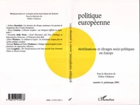 POLITIQUE EUROPEENNE N°4 MOBILISATIONS ET CLIVAGES SOCIO-POLITIQUES EN EUROPE