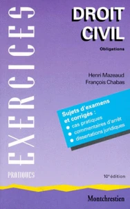 Droit Civil Les Obligations. Tome 2, Droits Reels Principaux10eme Edition