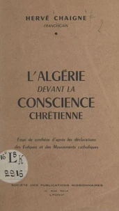 L'Algérie devant la conscience chrétienne