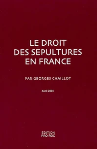 Le droit des sépultures en France
