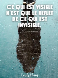 Ce qui est visible n’est que le reflet de ce qui est invisible