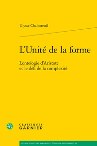 L'unité de la forme