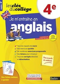 Je m'entraine en anglais 4e