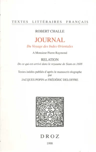 Journal du voyage des Indes orientales