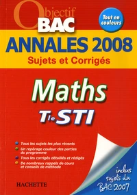 Annales 2008 Tle STI Maths