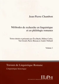 Méthodes de recherche en linguistique et en philologie romanes