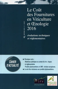 Le Coût des fournitures en viticulture et en oenologie 2016