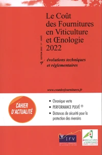 Le Coût des fournitures en viticulture et en oenologie 2022