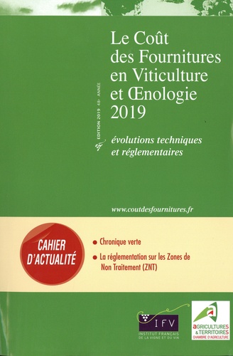  IFV - Le Coût des fournitures en viticulture et en oenologie 2023 : .