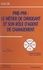 PME-PMI, le métier de dirigeant et son rôle d'agent de changement. Professionnalisme des consultants. Actes du 10e Colloque de l'ISEOR, 1997, Lyon