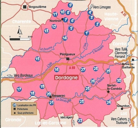Dordogne. Les 30 plus beaux sentiers
