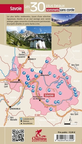Savoie. Les 30 plus beaux sommets sans corde