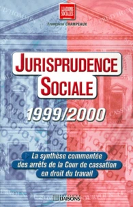 Jurisprudence sociale 1999/2000