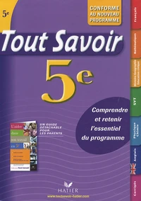 Tout savoir 5e
