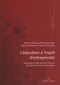 L'éducation à l'esprit d'entreprendre