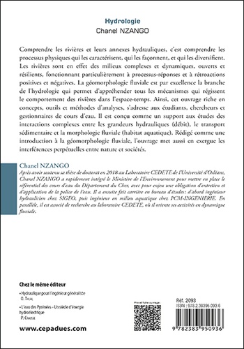Hydrologie. Introduction à l’hydraulique et morphologie fluviales 2e édition