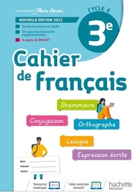 Chantal Bertagna et Françoise Carrier-Nayrolles - Cahier de français 3e.