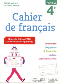 Téléchargement gratuit de livre en ligne pdf Cahier de français 4e cycle 4