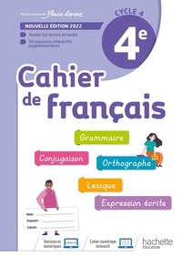 Chantal Bertagna et Françoise Carrier-Nayrolles - Cahier de français 4e.