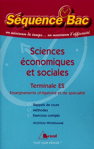 Chantal Buhour et Dominique Glaymann - Sciences économiques et sociales Tle ES.