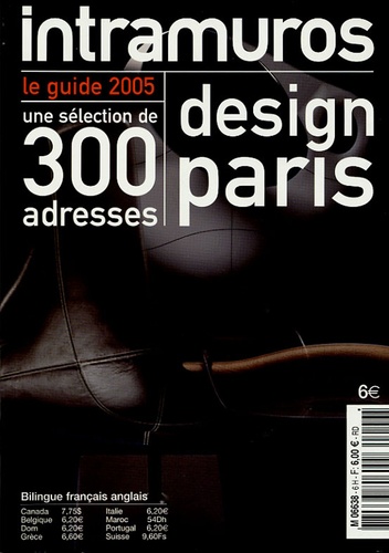 Chantal Hamaide - Design Paris - Le guide 2005 bilingue anglais-français.