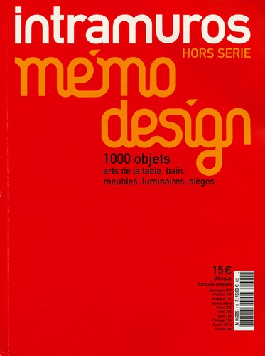 Chantal Hamaide - Mémodesign 2005 - Edition bilingue français-anglais.