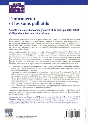 L'infirmier(e) et les soins palliatifs. Prendre soin : éthique et pratiques 6e édition