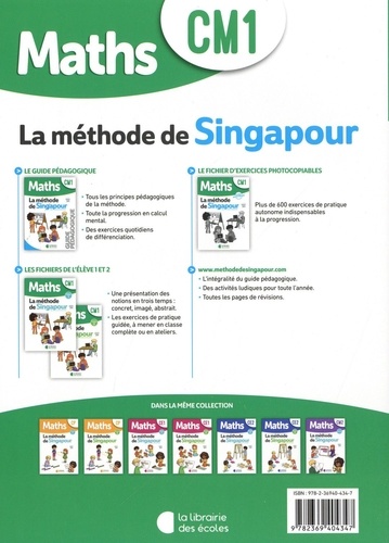 Maths CM1 La méthode de Singapour. Guide pédagogique  Edition 2021