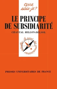 Le principe de subsidiarité