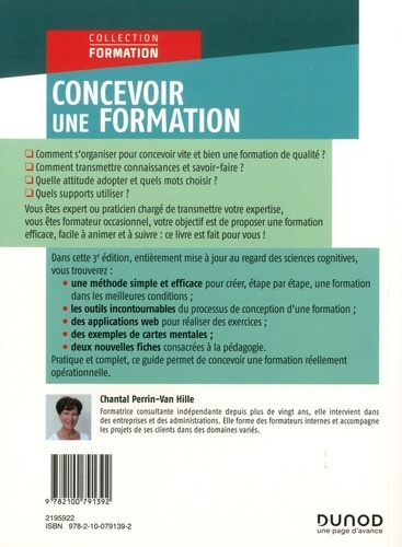 Concevoir une formation. Progression pédagogique et animation 3e édition