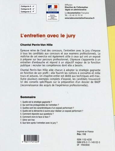 L'entretien avec le jury. Epreuve orale - Recrutement  Edition 2017