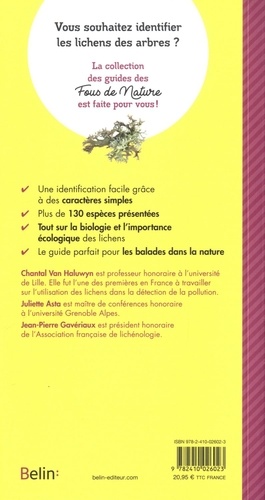 Guide des lichens de France. Lichens des arbres  édition revue et augmentée