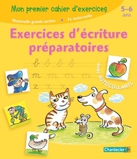  Chantecler - Exercices d'écriture préparatoires Maternelle GS - Avec autocollants.