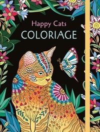 Il télécharge un ebook Happy Cats coloriage 9782803463589 en francais CHM MOBI