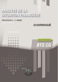 Analyse de la situation financière BTS CG processus 6, 2e année