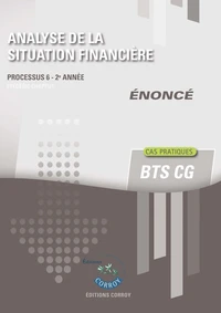 Analyse de la situation financière - Enoncé
