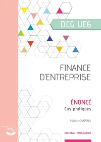 Finance d'entreprise - Énoncé