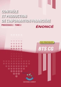 P2- Contrôle et production de l'information financière -T2- Enoncé