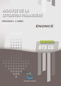P6- Analyse de la situation financière- Enoncé