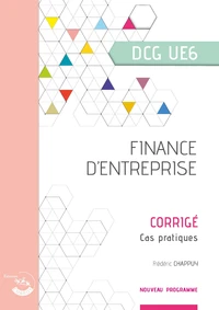 UE6- Finance d'entreprise - Corrigé