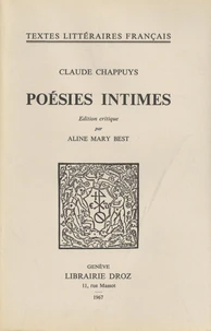 Poésies intimes