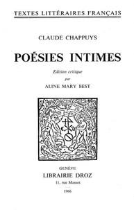Poésies intimes