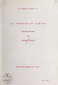 Le terroir de Carsan (3). Les noms de lieux