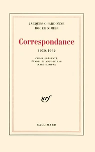 Correspondance 1950-1962