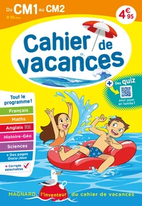 Cahier de vacances du CM1 au CM2