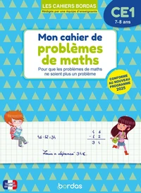 Mon cahier de problèmes de maths CE1