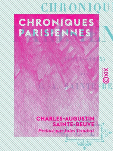 Chroniques parisiennes (1843-1845)