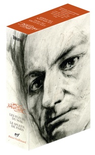 Charles Baudelaire - Coffret en 2 volumes : Le spleen de Paris ; Les fleurs du mal - Avec des documents rares sur le procès des Fleurs du mal.